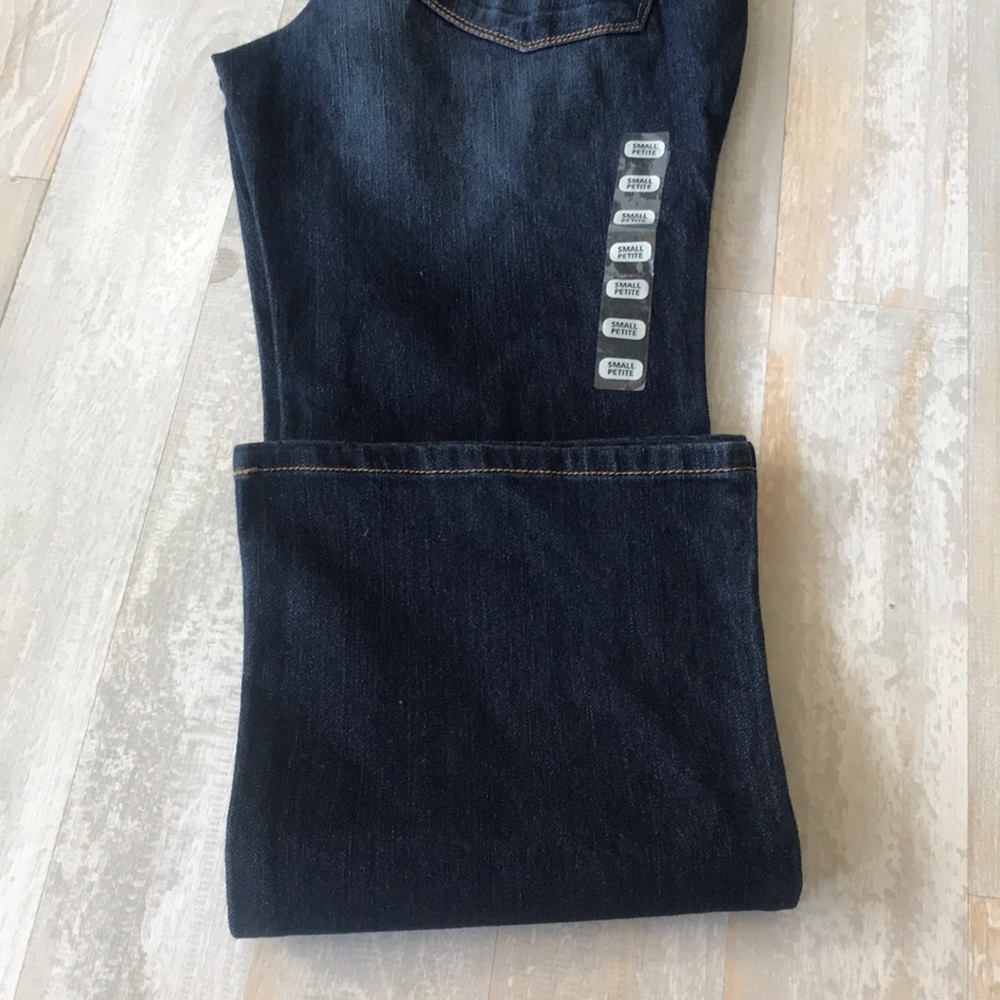 NWOT indigo blue maternity jeans size small petite - Picture 5 of 7